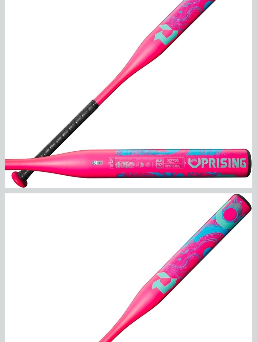 Uprising Pink/Teal Bat